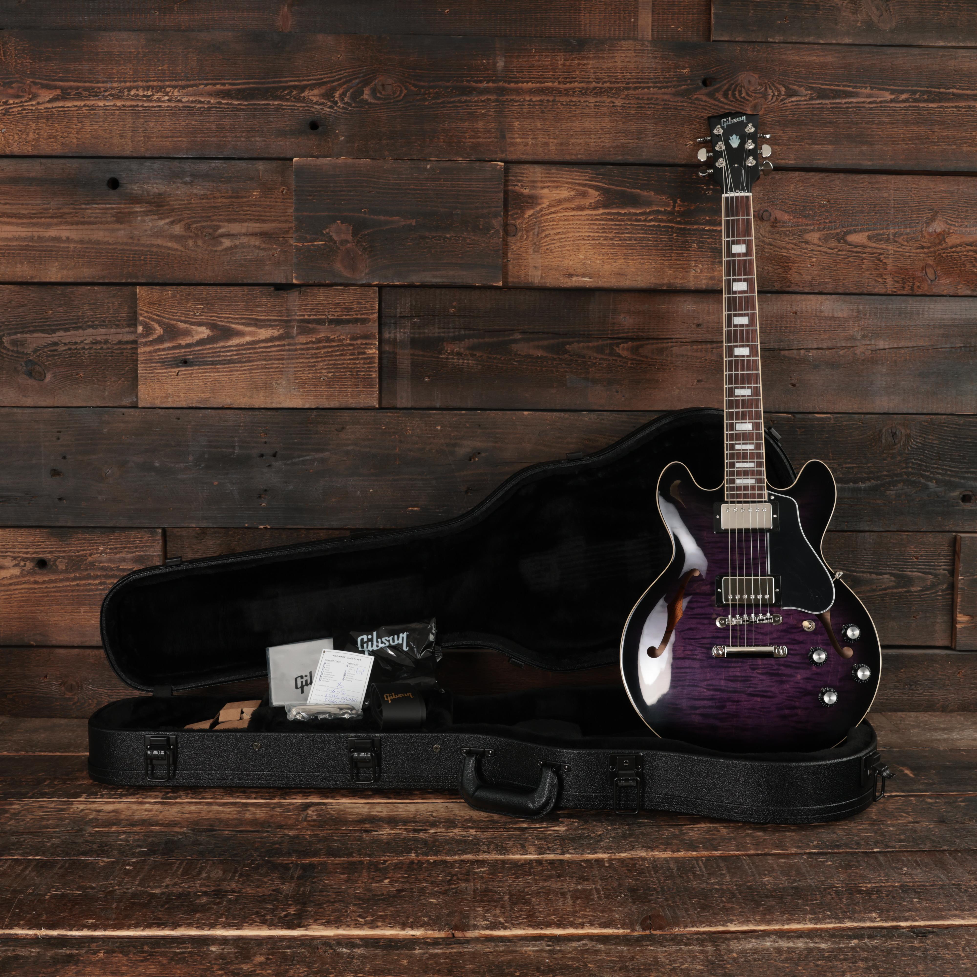 Gibson ES-339 Figured Semi-Hollow Electric Guitar in Dark Purple
